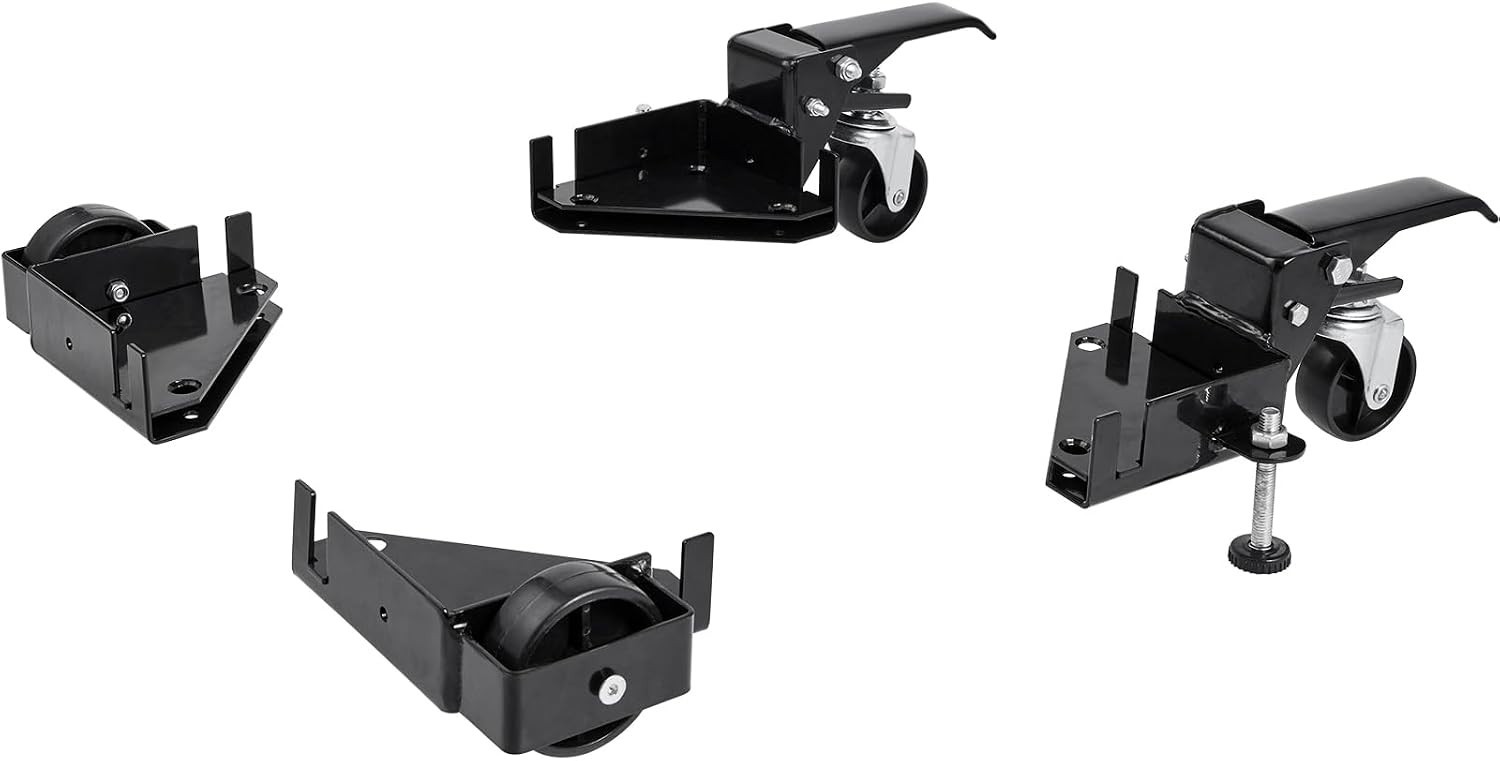 Vevor Mobile Base 400 Lb Adjustable Universal Stand With Swivel Wheels