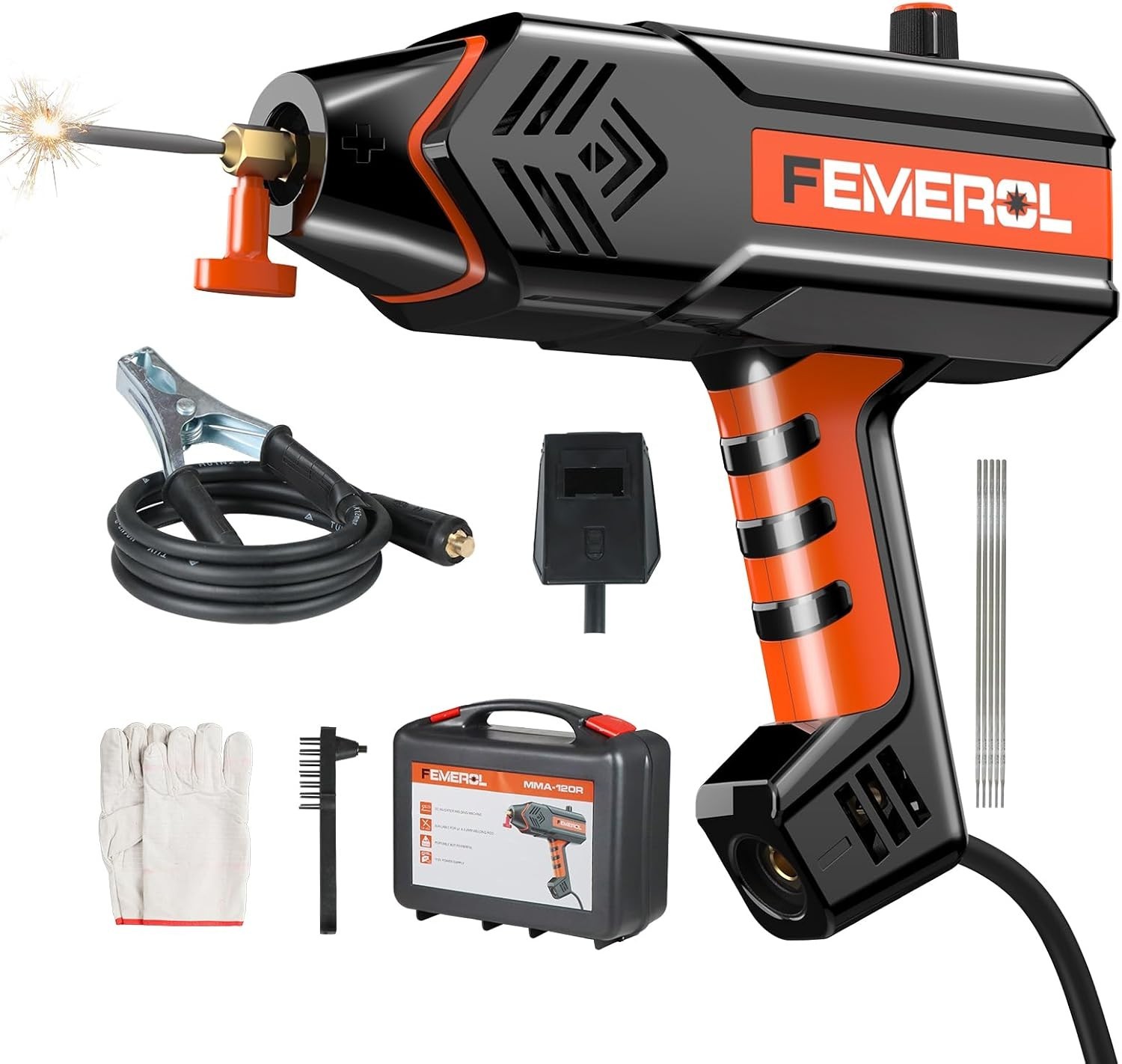 Handheld Welder 110V, Welding Machine 120A Portable Stick Welder, Hand Held Weld