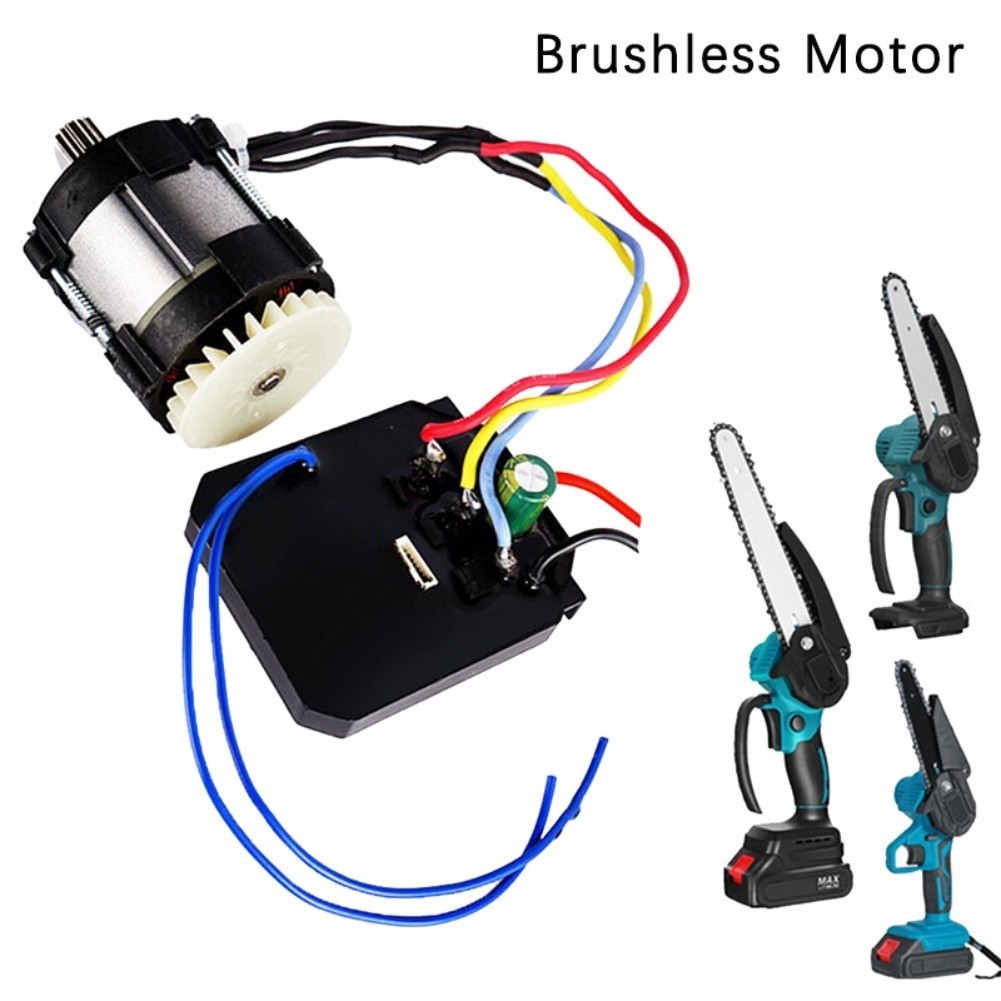 Cordless 21V Brushless Motor for Mini Chainsaw Lightweight and Portable