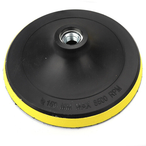 6&Prime; Backer Pad Hook & Loop Backing Plate Polishing Buffing Pads Sanding Discs