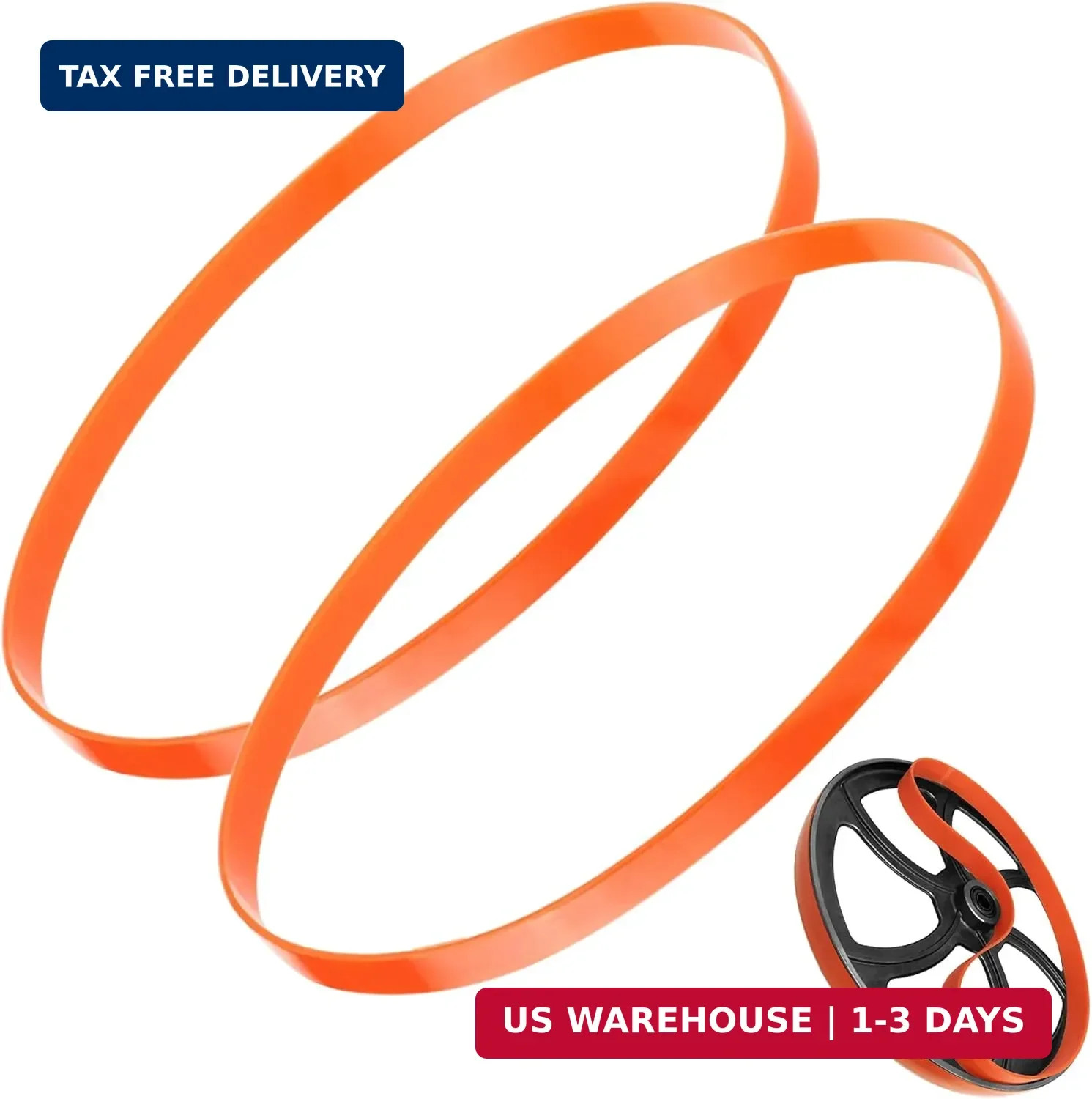 9 inch x 1/2 inch x .095 inch Band Saw Tires Replacement for Delta 28-150 BS100