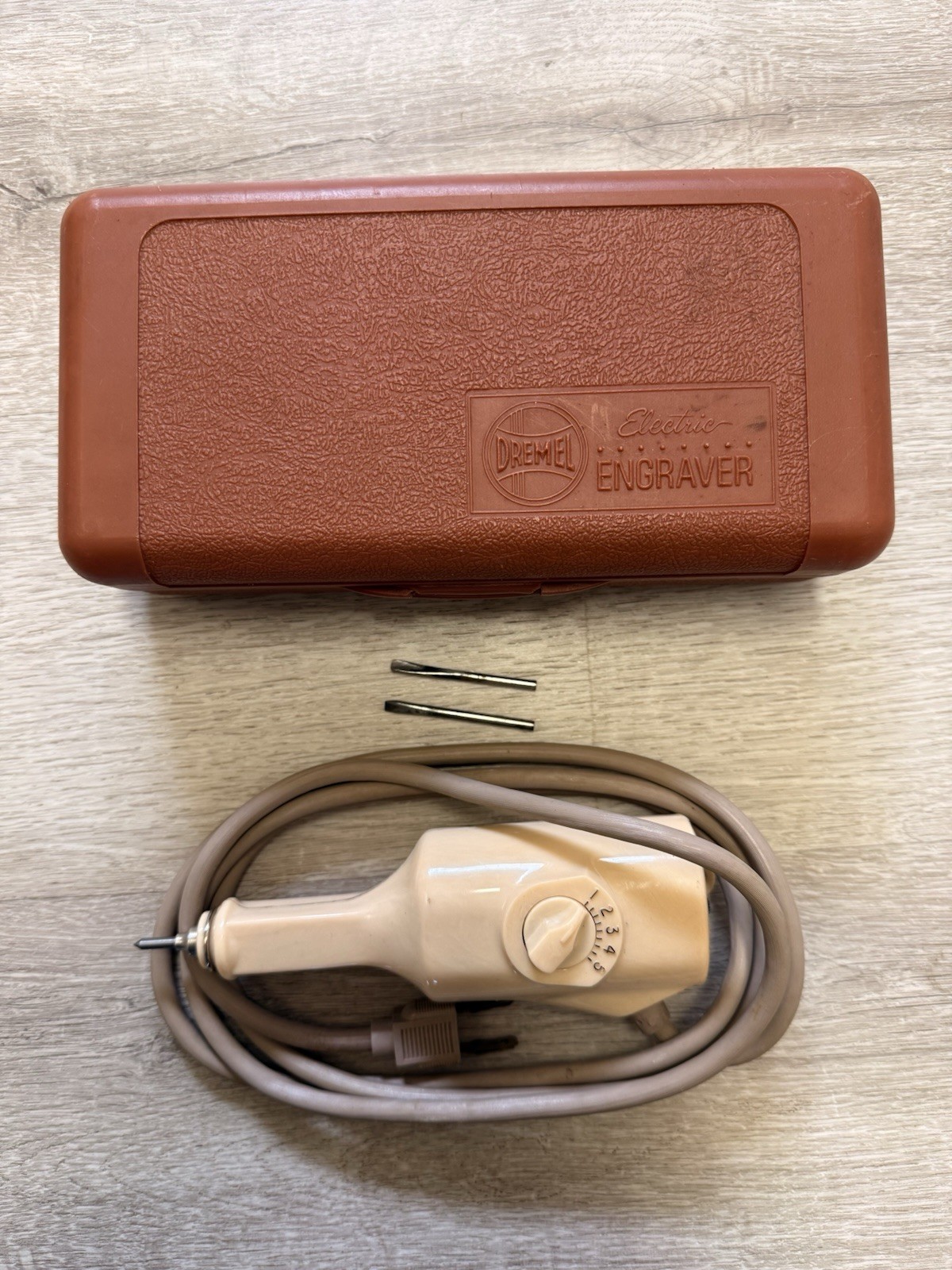 Vintage Dremel Electric 5 Speed Engraver Model #290 w Case Tested Working