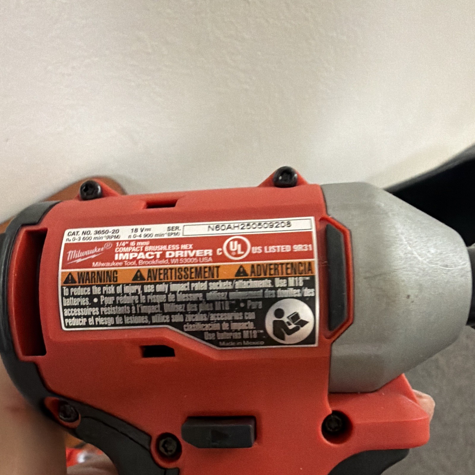 Milwaukee M18 Brushless Drill/Driver & Impact Kit 18V Li-Ion 2 Bat+Chg