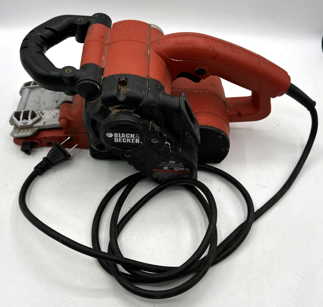 Black+Decker DS321 Dragster 7 Amp 3&Prime; x 21&Prime; Belt Sander Tested Works