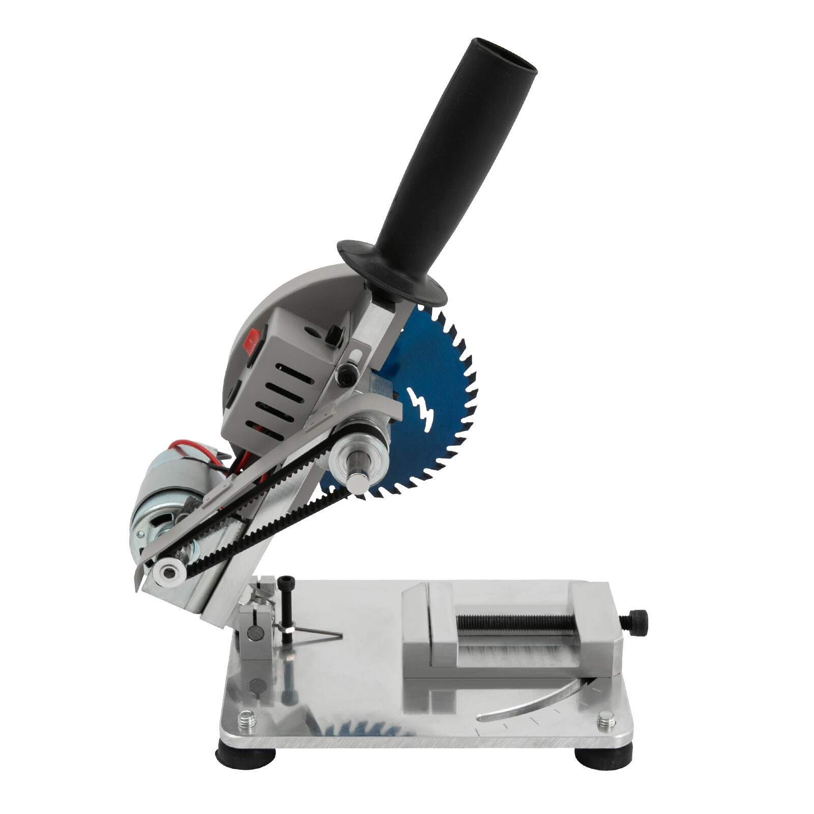 Mini Table Saw 4in 0-45° Miter Saw Portable Small Hobby Chop Saw Cutting Machine
