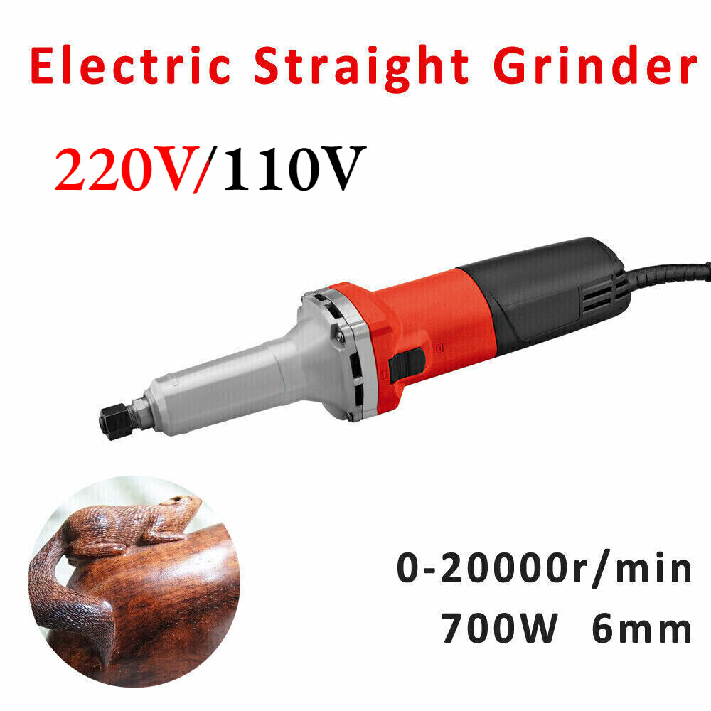 220V/110V Electric Straight Die Grinder Handheld Variable Speed Grinding Machine