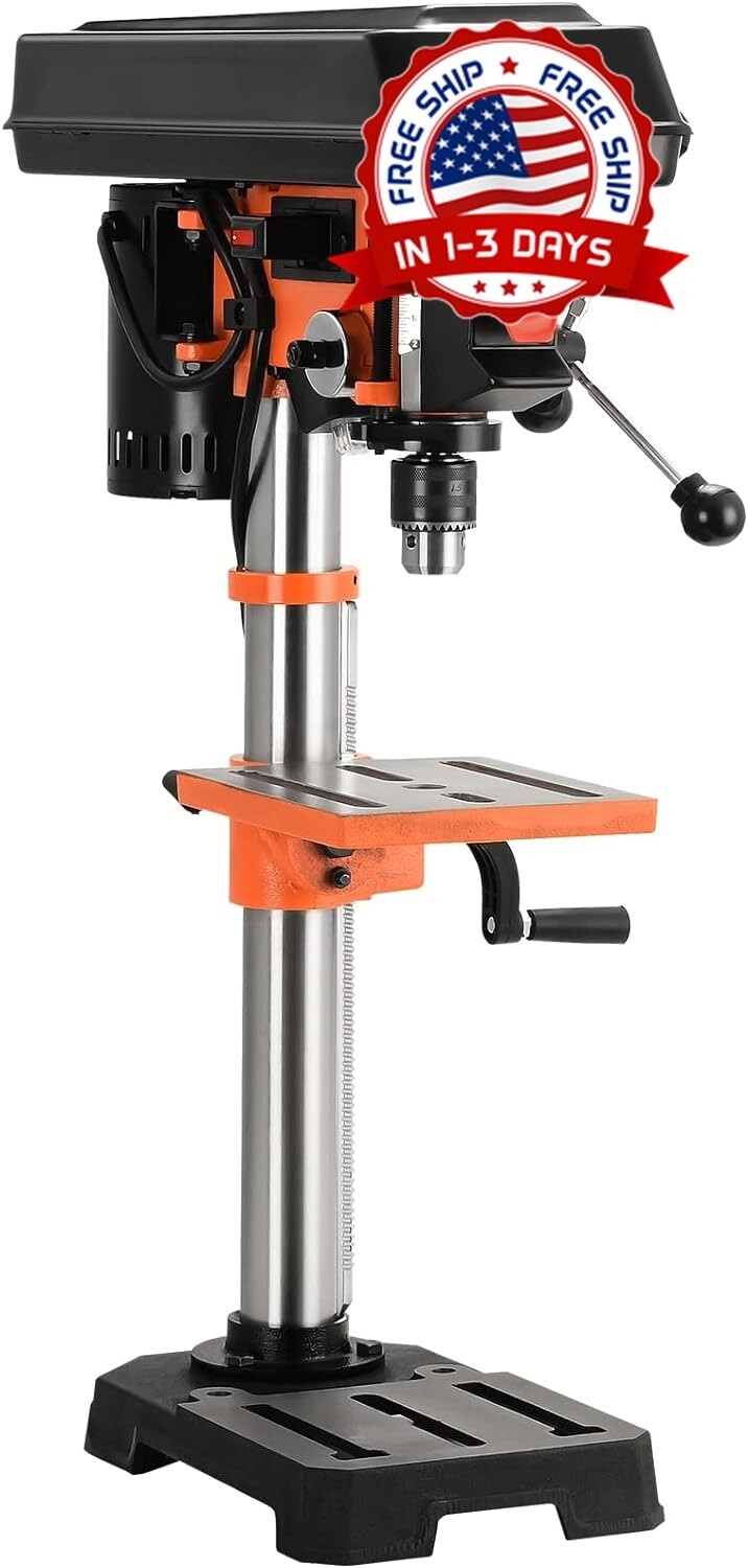 Taladro de banco mesa industrial de 5 Velocidades Taladros columna NUEVO 2800RPM