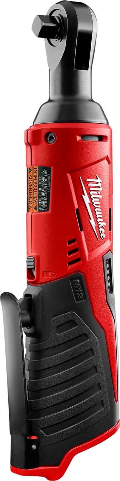 2457-20 M12 Cordless 3/8&Prime; Sub-Compact 35 Ft-Lbs 250 RPM Ratchet W/ Variable S…