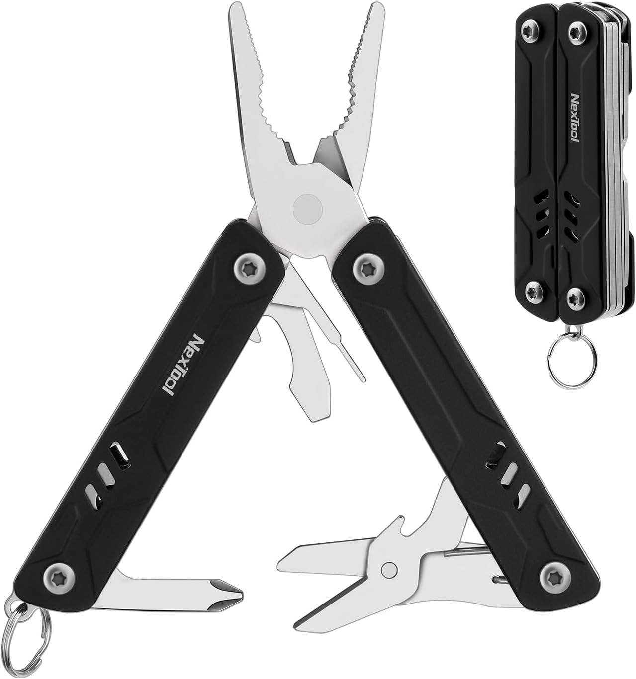 NexTool Mini Sailor Lite Keychain Multitool 9-in-1 Bladeless TSA-Compliant EDC