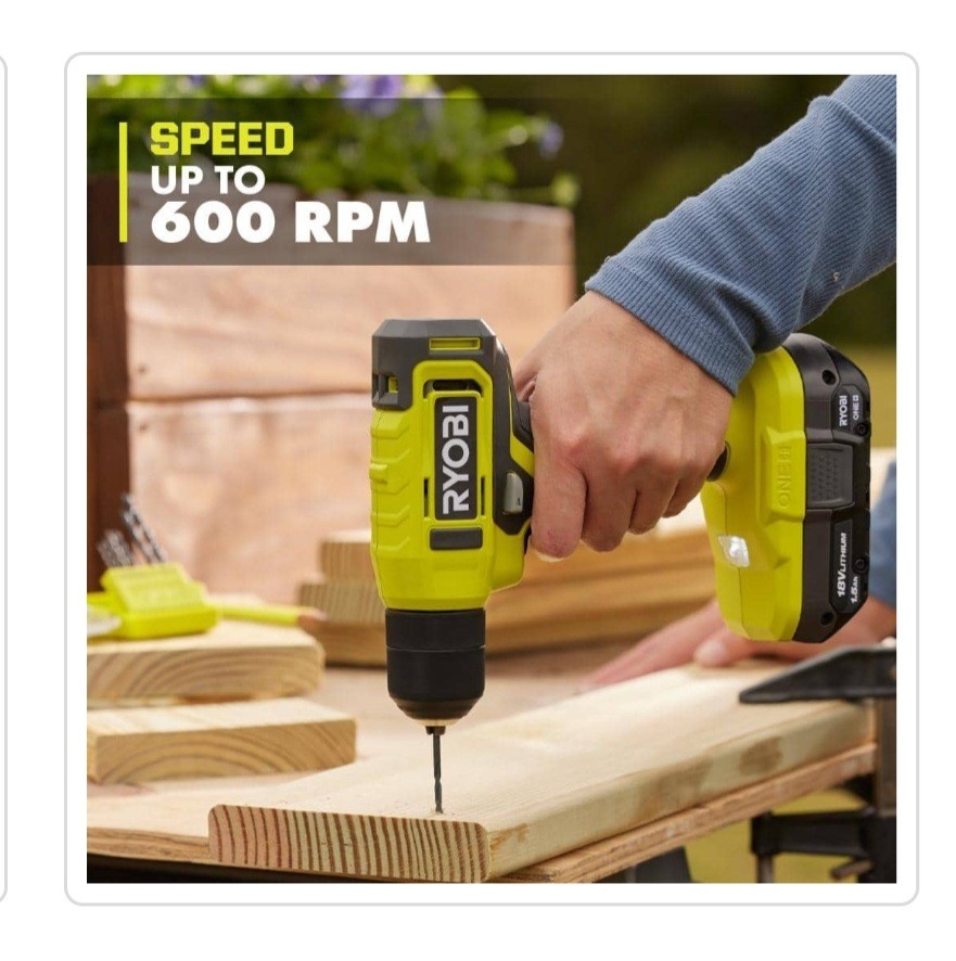 Ryobi ‎PCL201 18V ONE+ Cordless Drill Kit