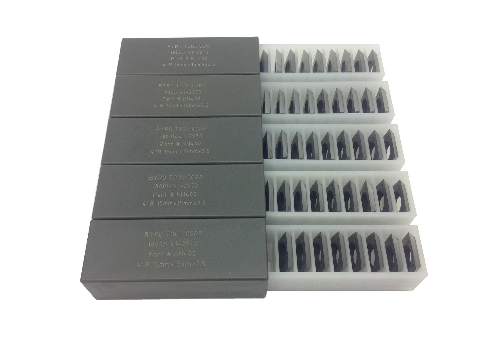 Genuine Byrd Tool Shelix Cutterhead Carbide Insert Cutters – Set of 50 – USA