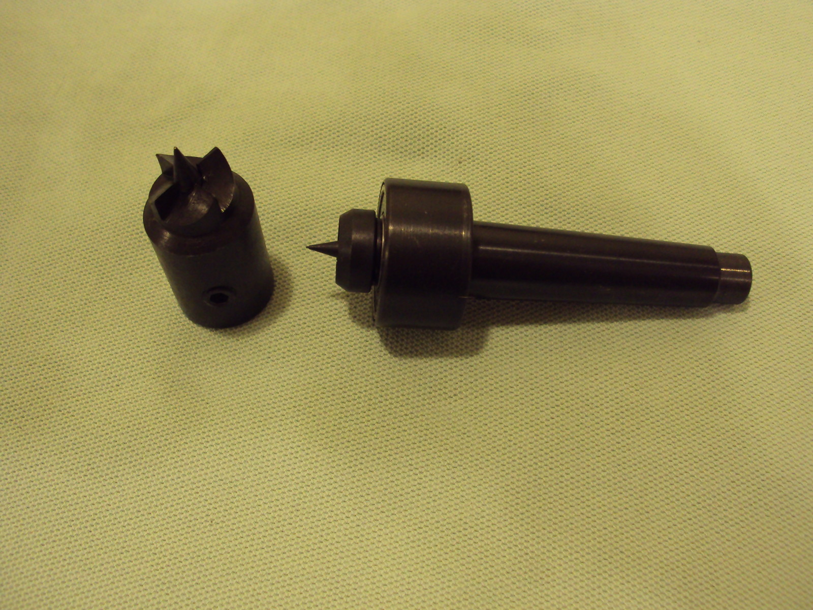 TOTAL SHOP LATHE DRIVE SPUR + LIVE CENTER SET NEW MADE IN USA