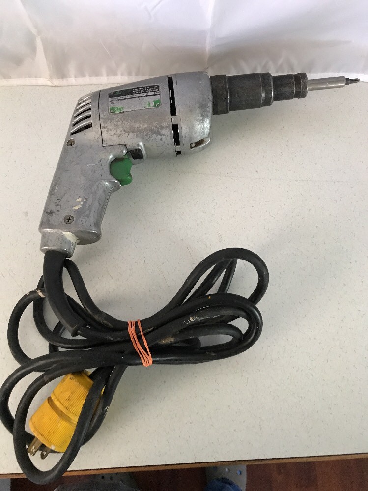 Vtg SKIL Model 284 Heavy Duty Positive Clutch Rev Drill Motor Trigger Speed Cont