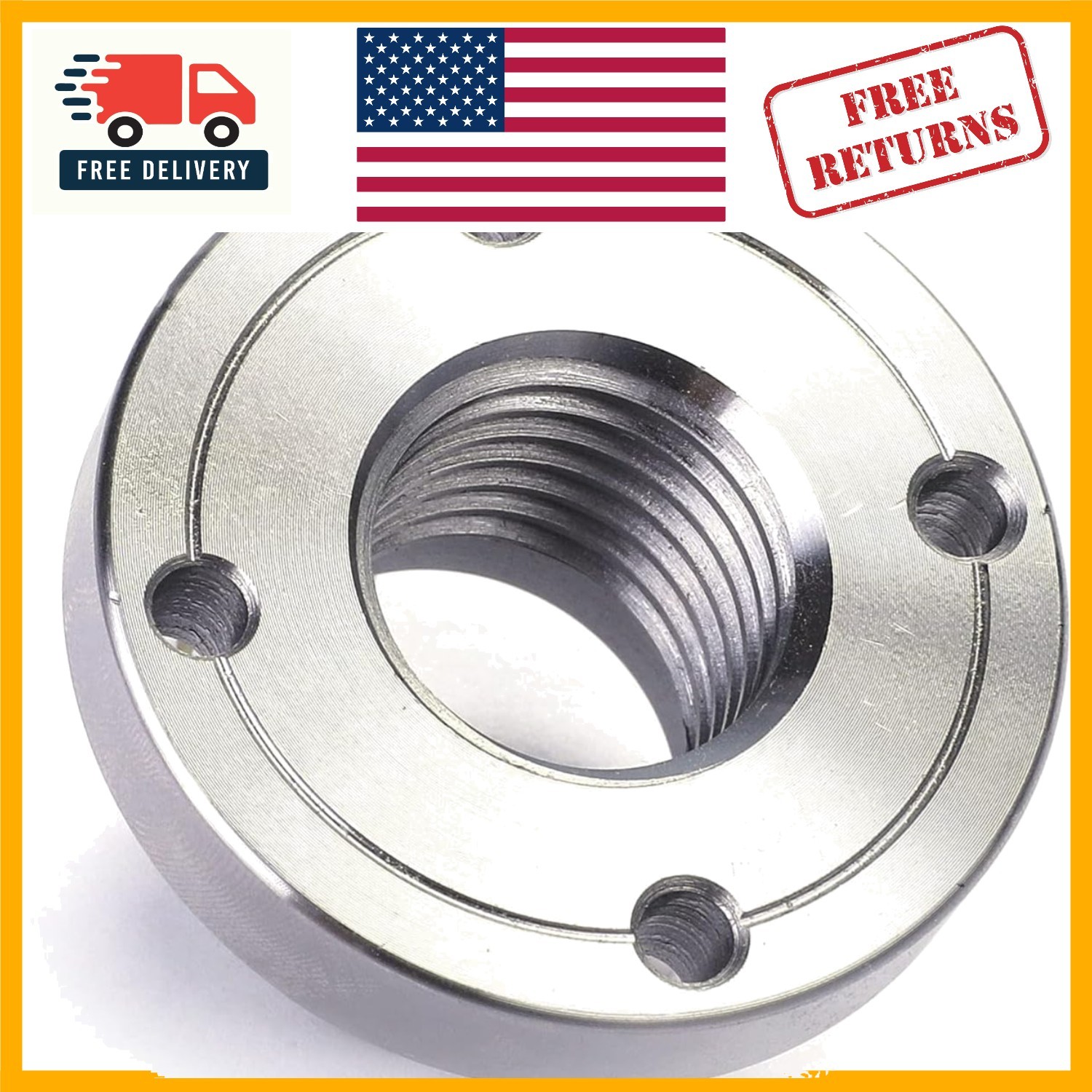 2-Inch Lathe Faceplate Chucks with 1-8 TPI Thread – Easy Install & Durable
