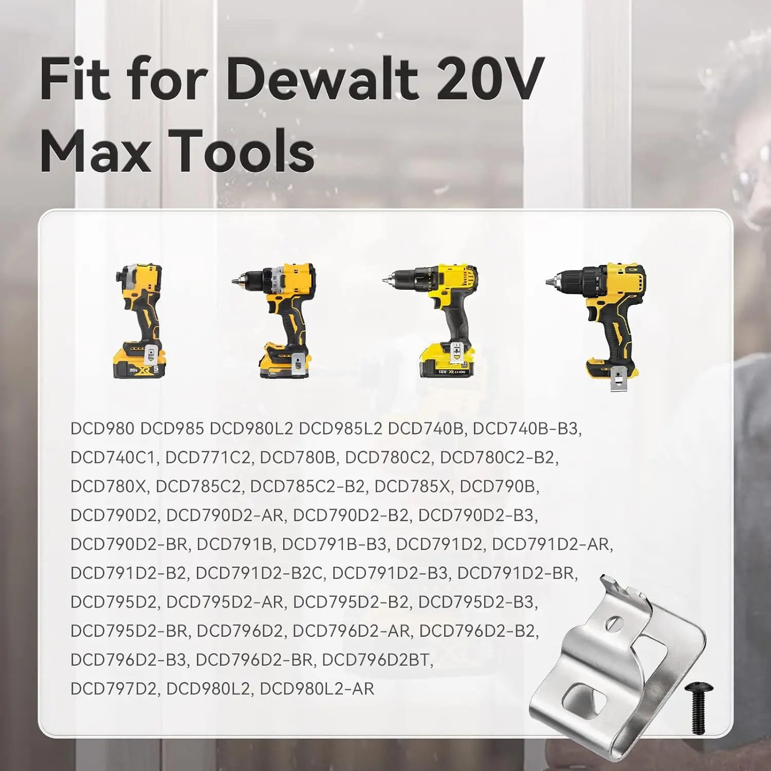 1/5/10Pcs Tool Belt Clip For Milwaukee/Makita/Dewalt/Ryobi Impact Drivers