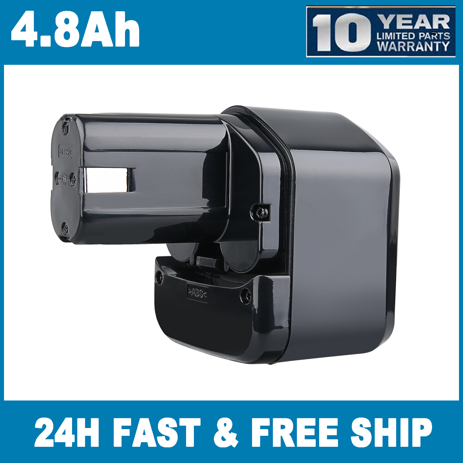 Power Tool Cordless Battery for Hitachi BCH1220 EB12 EB1212C EB1212S 12V 4.8Ah