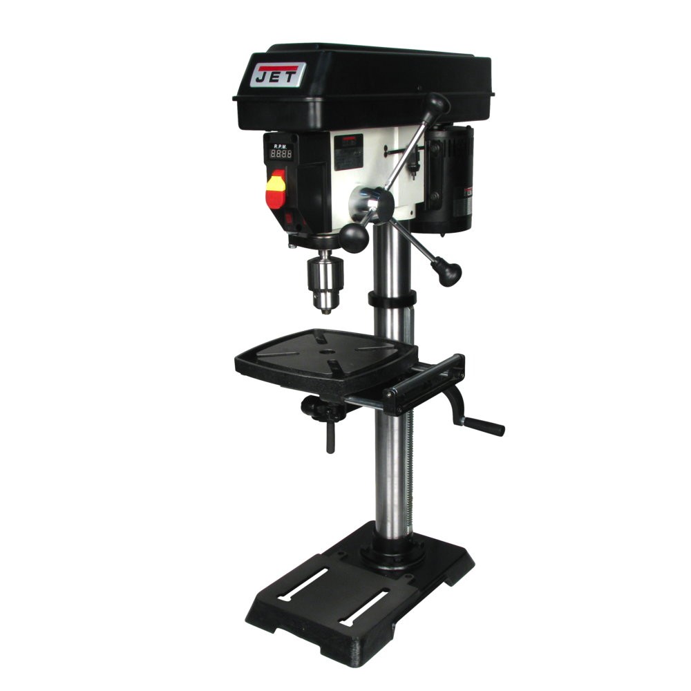 JET 716000 12 in Benchtop Drill Press Variable Speed 5/8 in Chuck 120V