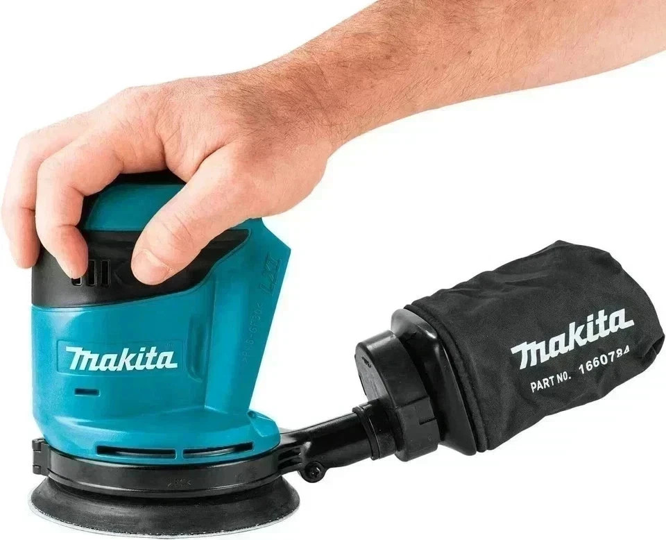 Makita DBO180Z Cordless Body Only Cordless 18 V Li-ion Random Orbit Sander, 125