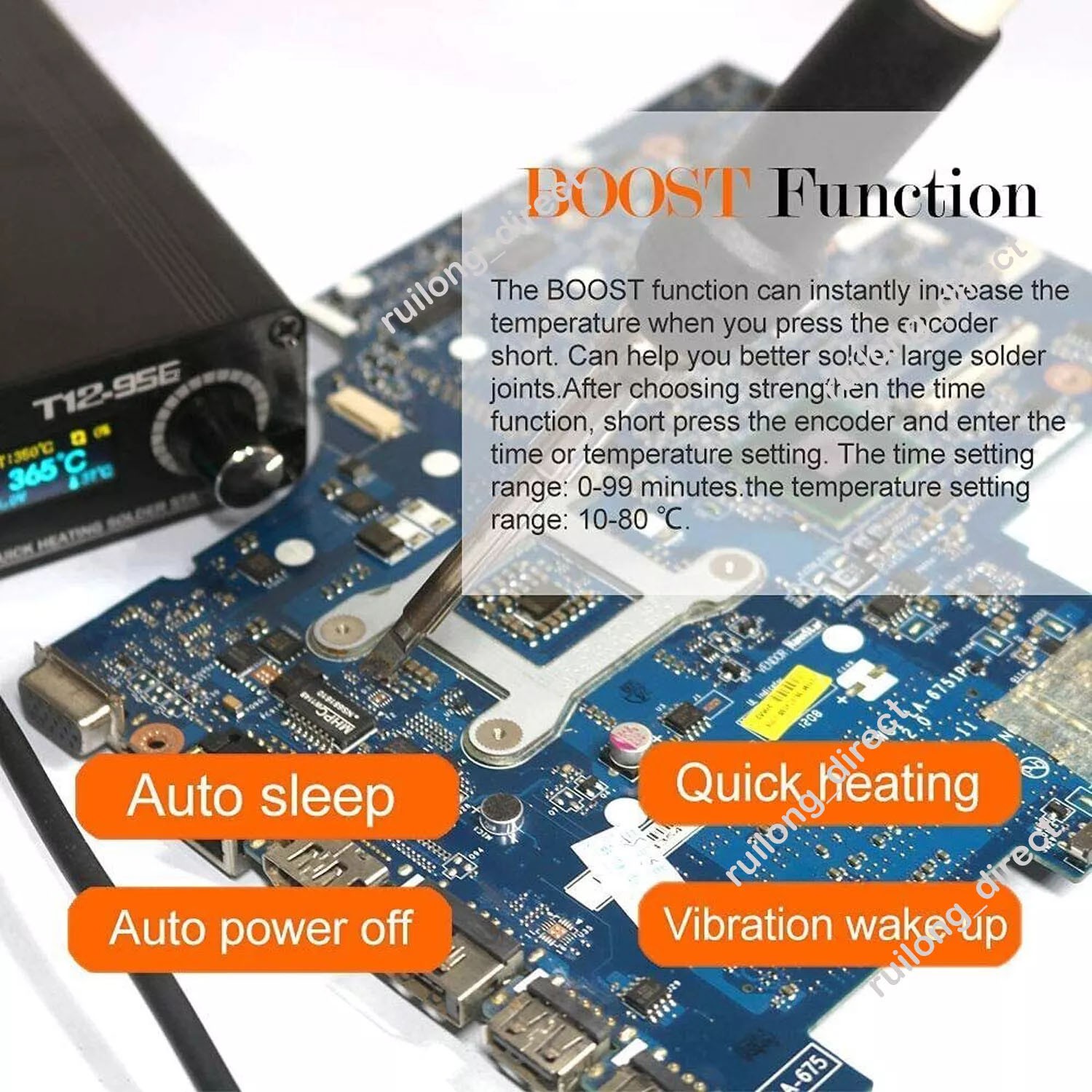 Cordless Soldering Iron Station For Milwaukee 18V Li-ion Battery Rework DIY Tool
