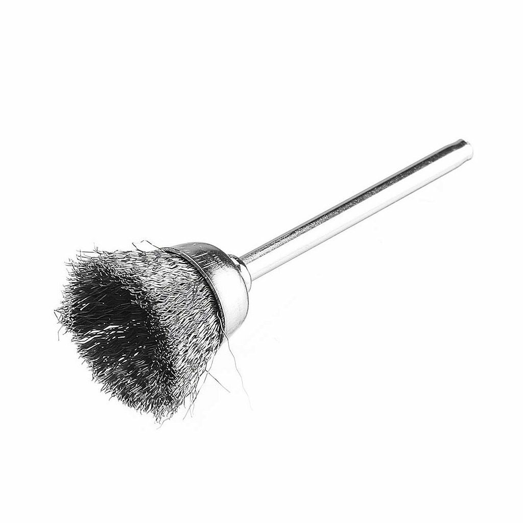5-30PC Wire Brushes Stainless Steel Dremel Tool Rotary Die Grinder Removal Wheel