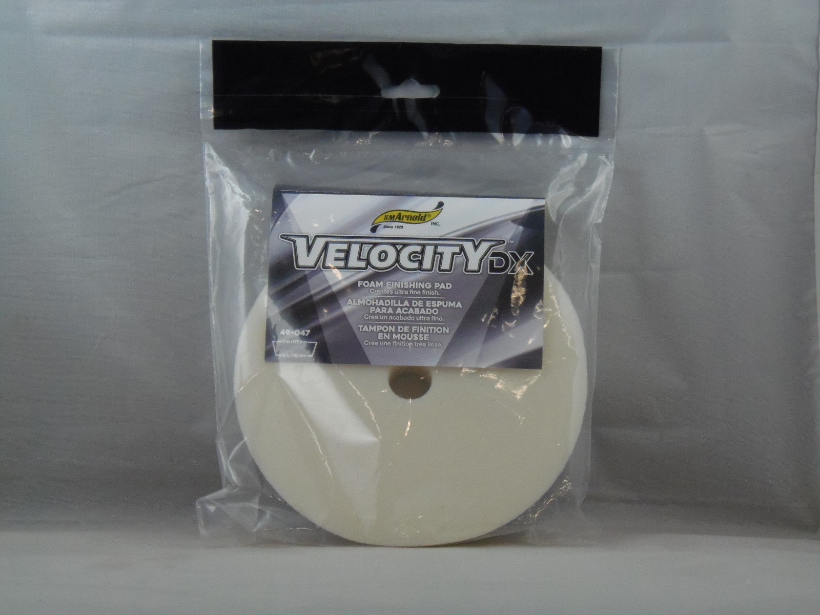SM Arnold Velocity DX Foam Finishing pad 7&Prime; compare to Rupes Ultra Fine Finish