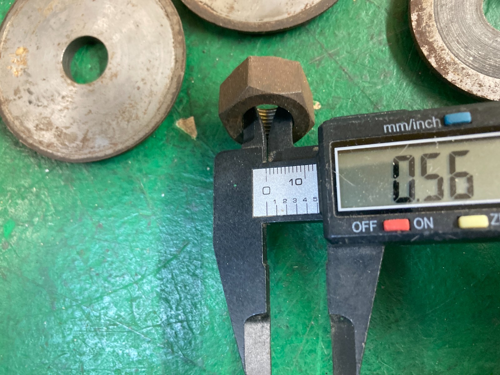 ShopSmith 10E Arbor Blade Nut & Flange Collars Washers