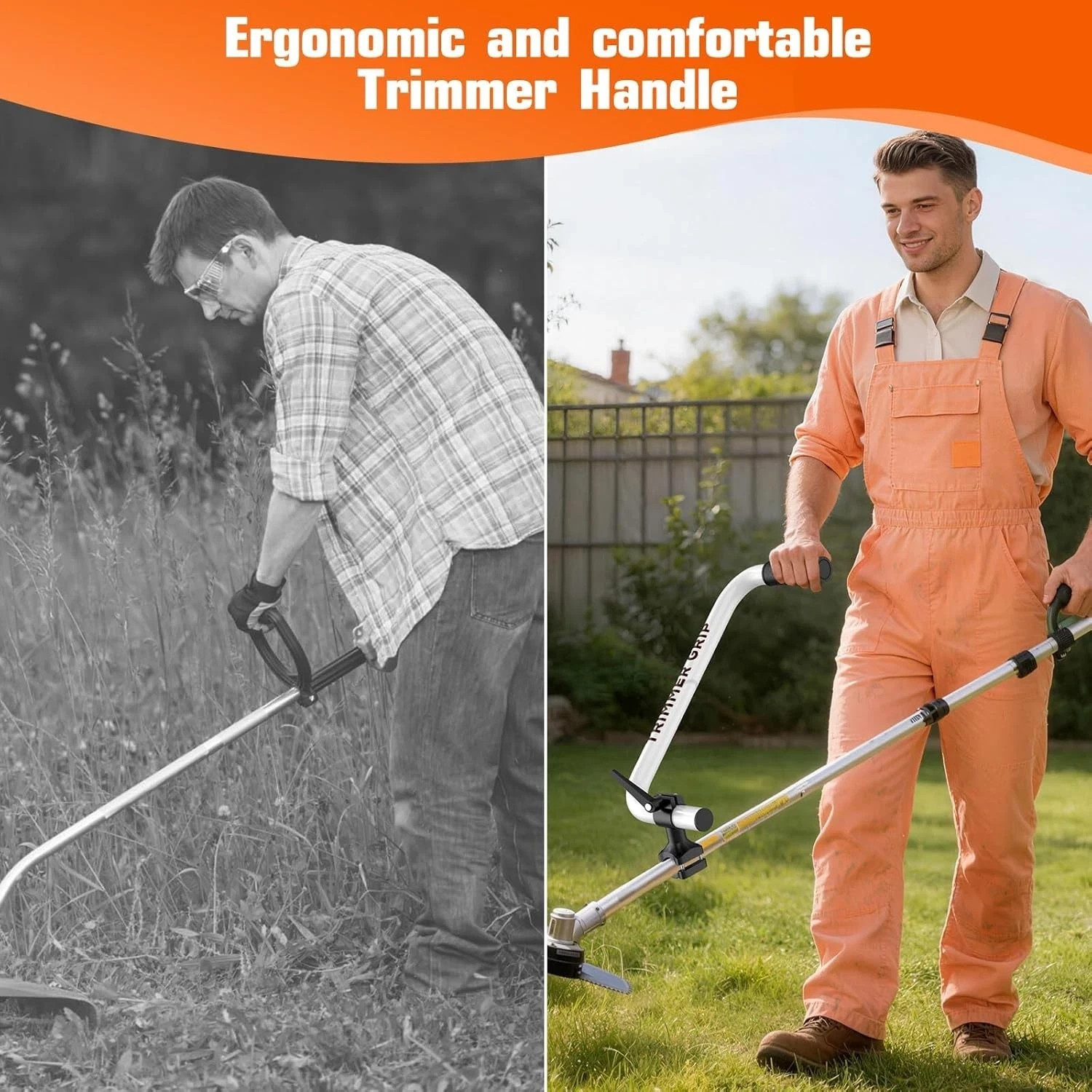 Upgraded Weed Eater Handle, String Trimmer Handle, Trimmer Grip Extension, 16.9&Prime;