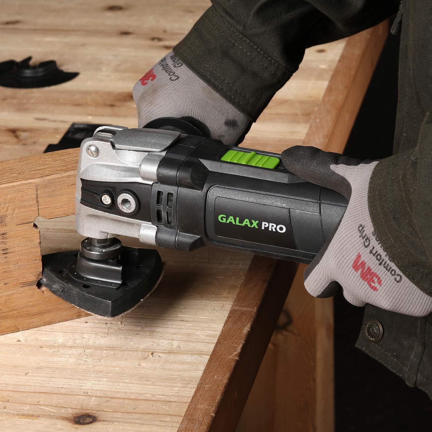 3.5A 6 Variable Speed Oscillating Multi Tool Kit with Quick Clamp System Change