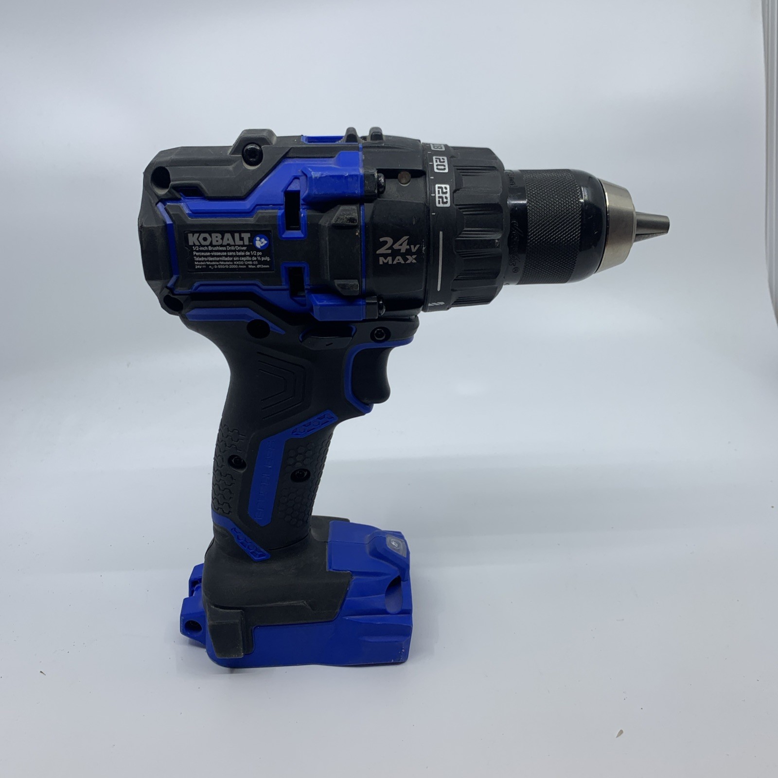Keyless Brushless Cordless 1/2-in Drill KXDD 124B-03 Compatible with all Koba…