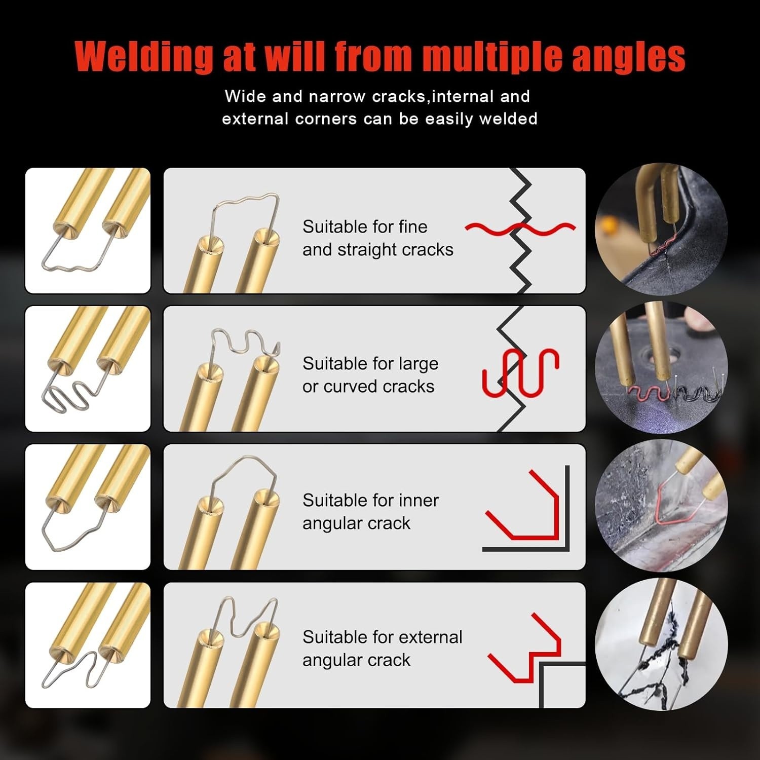 Plastic Welder Kit Soldering Hot Stapler Bumper Repair Welding Gun 1000 Staples