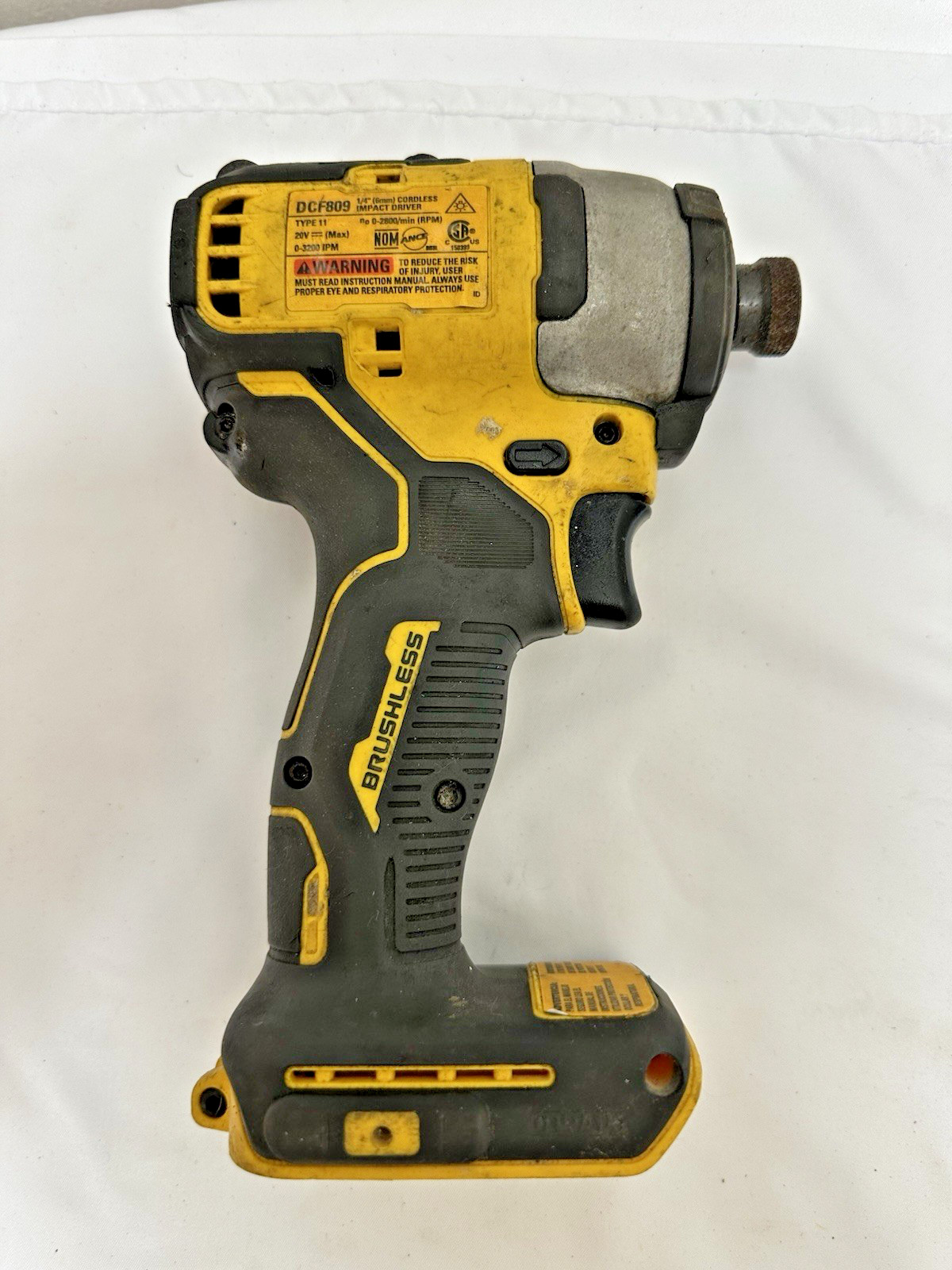 Dewalt DCF809 Atomic 20V Brushless 1/4&Prime; Impact Driver Tool Only