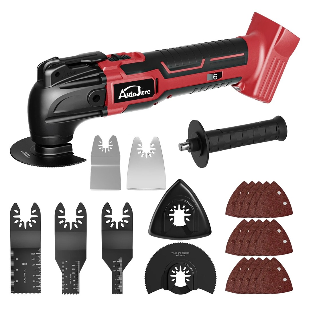 Multi-Functional Cordless Oscillating Tool for Milwaukee18V Battery 6 Variable