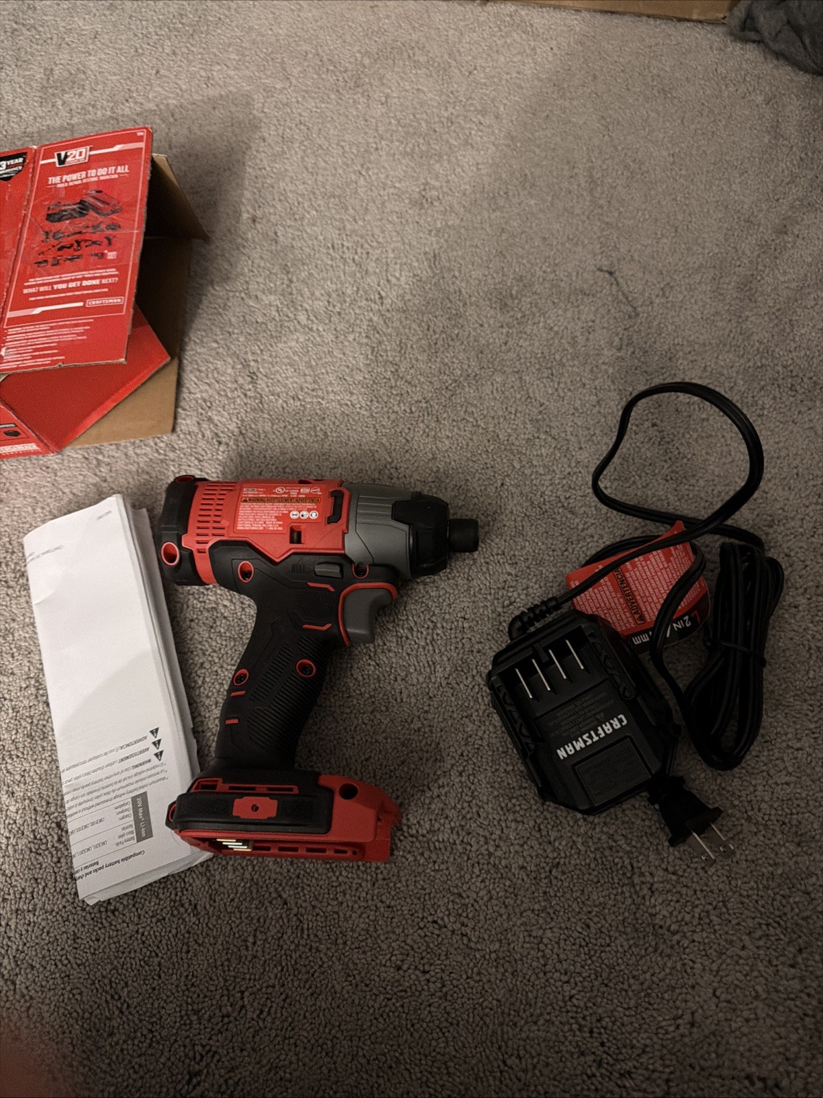 Tested Craftsman CMCF800C1 20V Cordless 1/4 inch Impact Driver Kit No Battery
