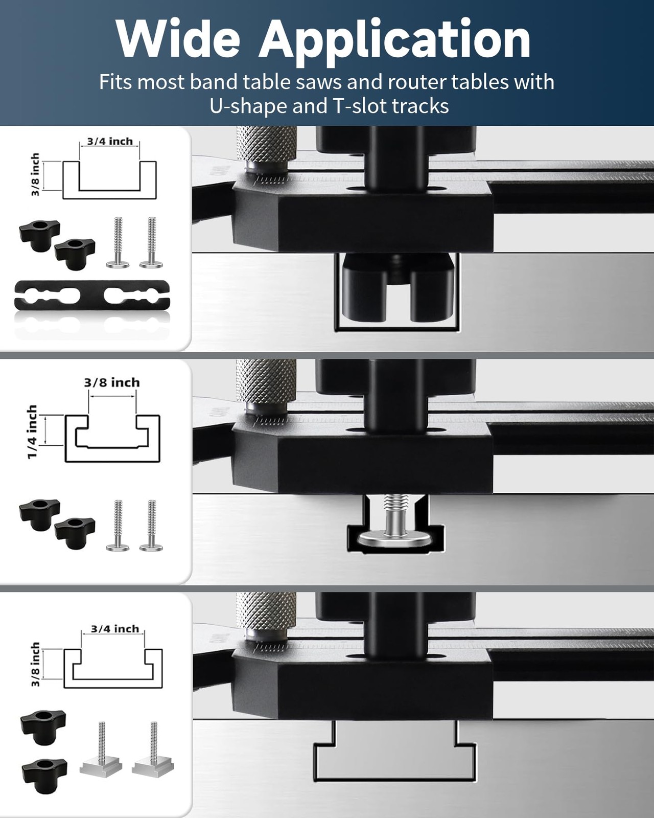 Thin Rip Jig Table Saw Jig Guide for Making Repetitive Narrow Strip, 3 Pulley…