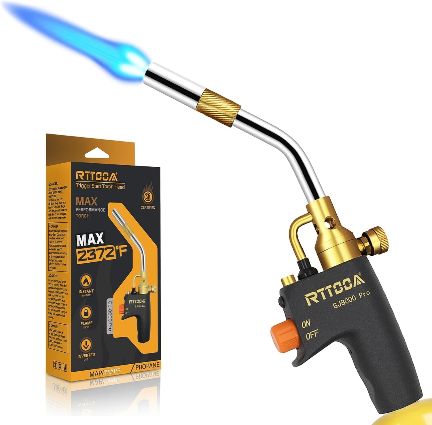 Bernzomatic TS8000 – High Intensity Trigger Start Torch , Black
