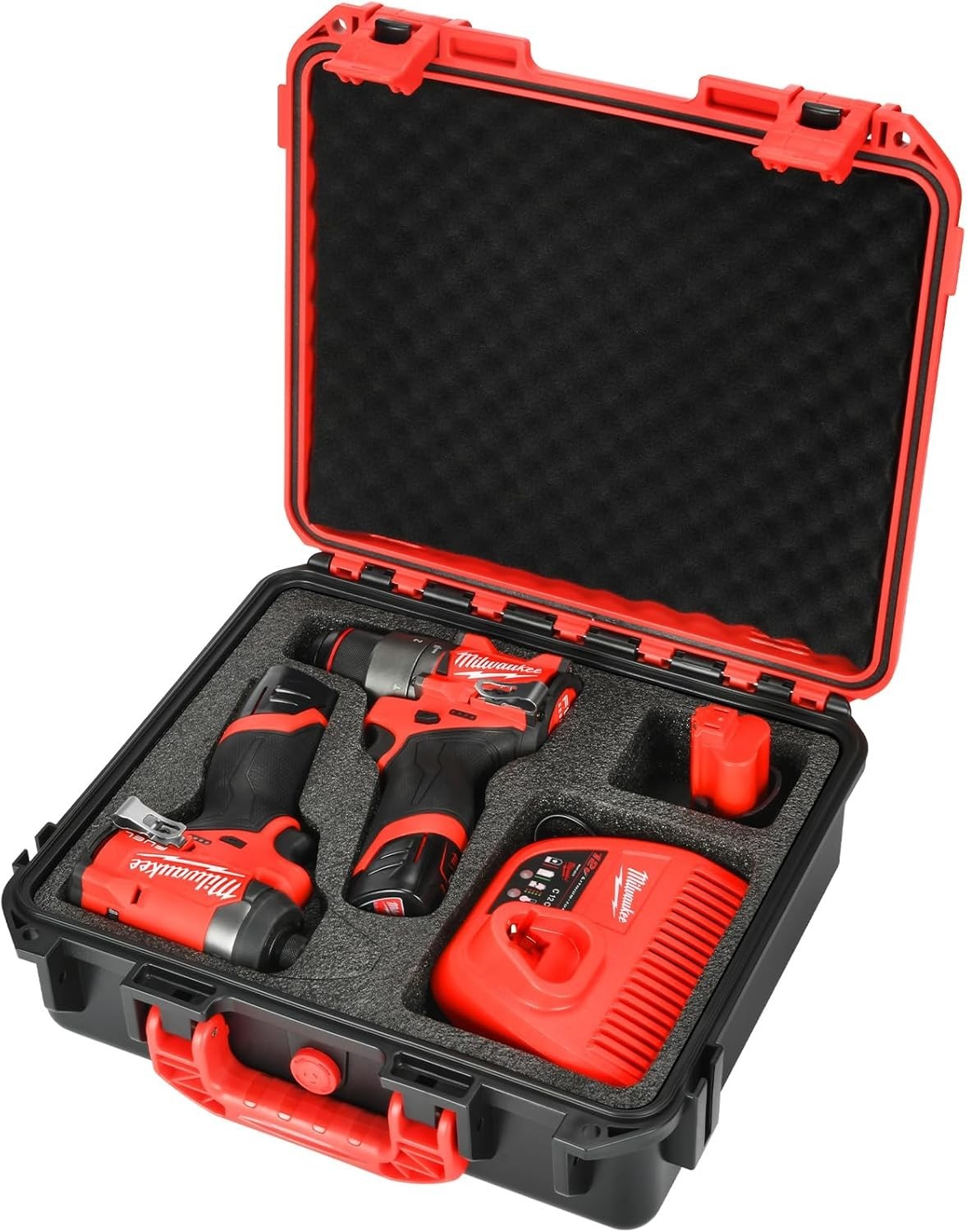 Case for Milwaukee M12 Impact Driver & Drill Set – Tool Box for Milwaukee Fuel T