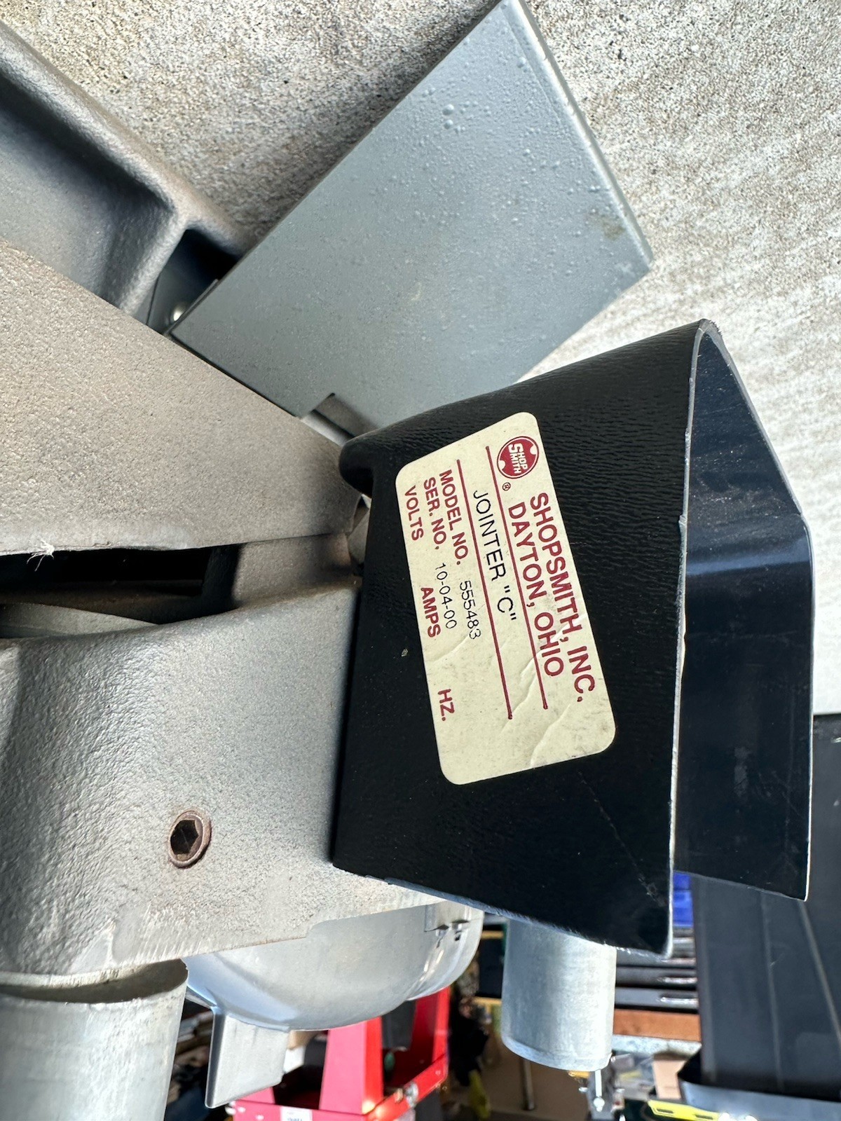 Shopsmith Mark V 4 Inch Jointer ShopSmith Shop Smith 120 Volts