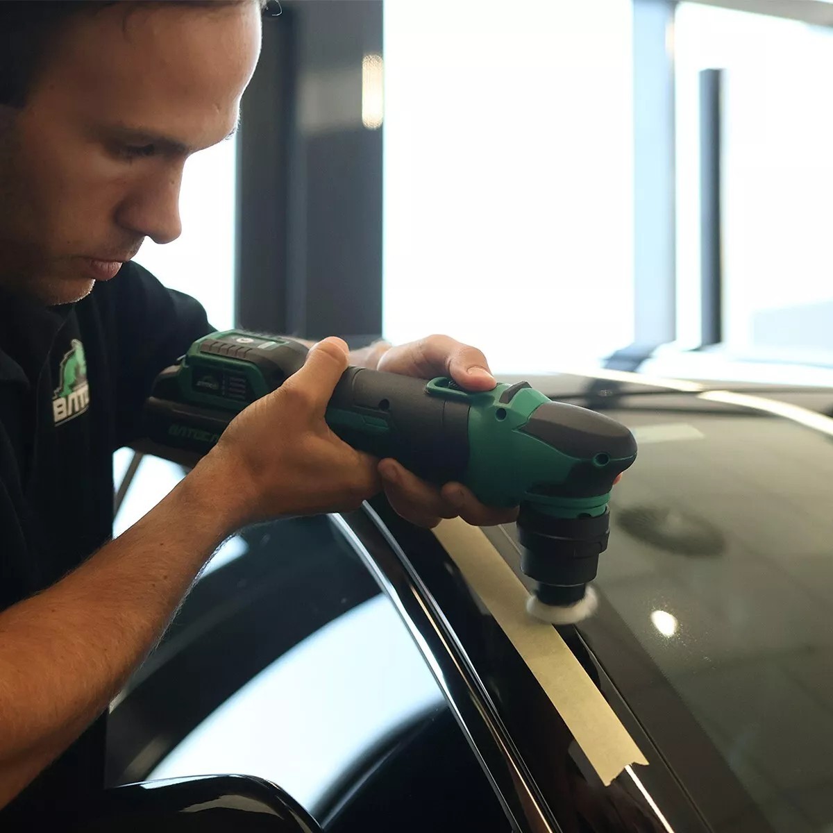 BATOCA S4 Cordless Car Buffer Polisher Mini DA Polishing Machine Car Detailing