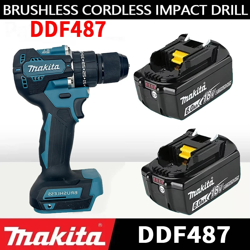 DDF487 10Mm Brushless Household 18V Lithium-Ion Charging Impact Drill,High Torqu
