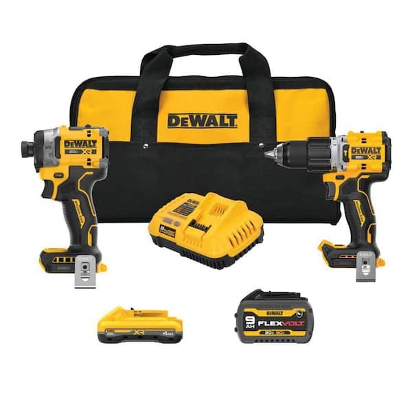 Dewalt Combo Kit with 20V/60V FLEXVOLT 9 Ah & 4 Ah Battery, DCK250X1QQ1 *NEW*