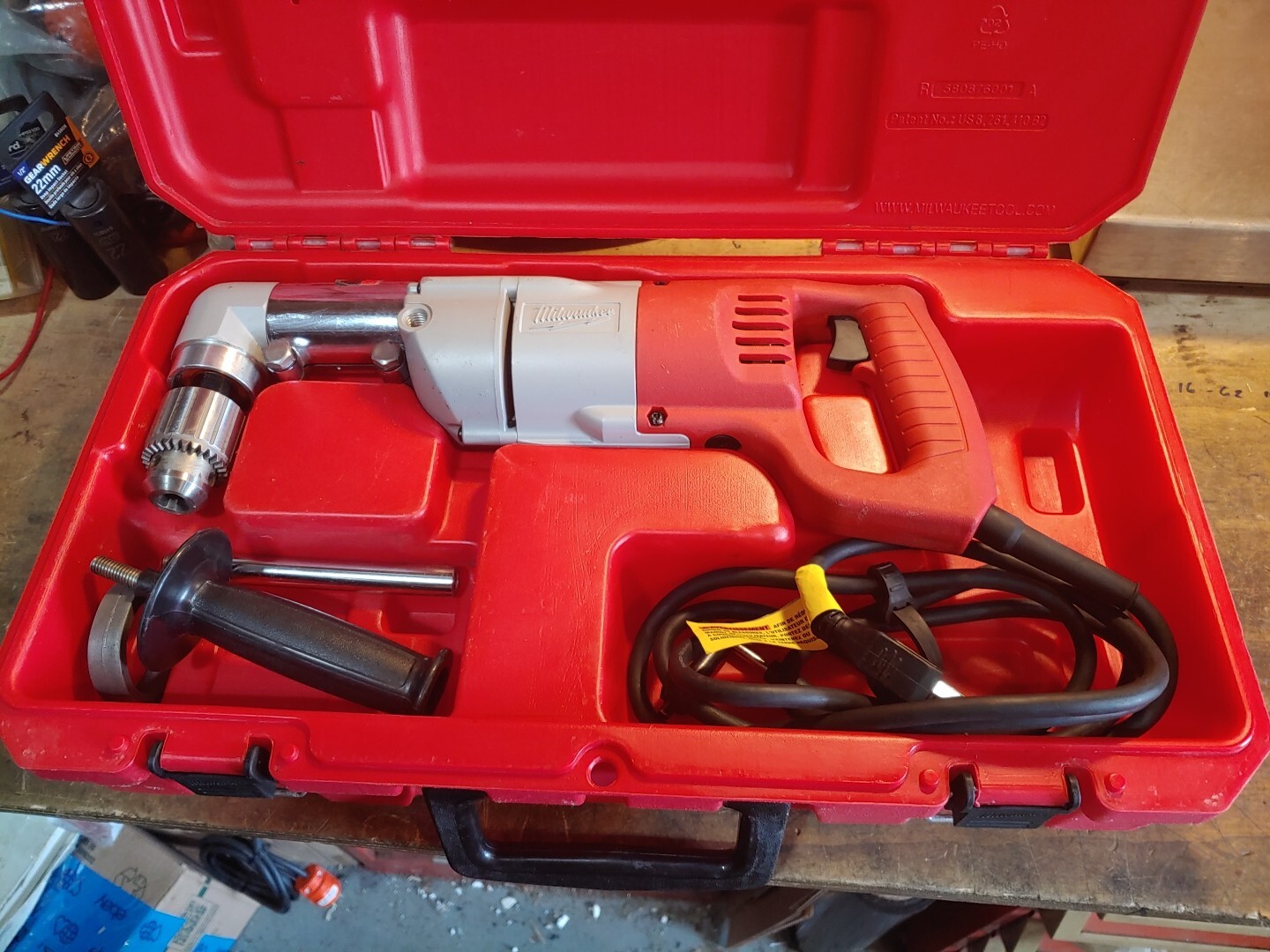 MILWAUKEE 3102-6 7 Amp 1/2&Prime; Corded Heavy Right-Angle Drill Kit