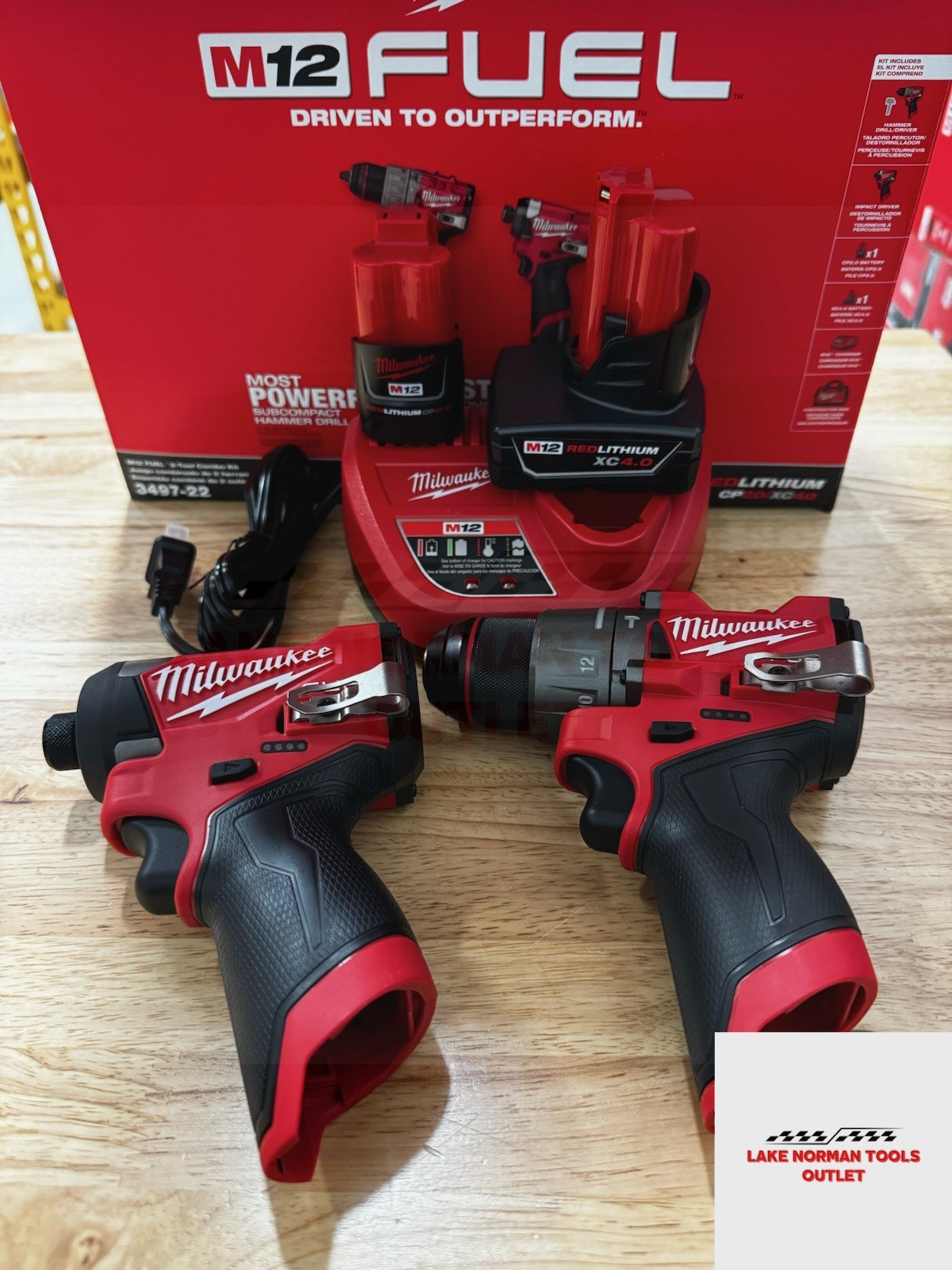 Brand New Milwaukee (3497-22) M12 FUEL 2 Tool Combo Kit