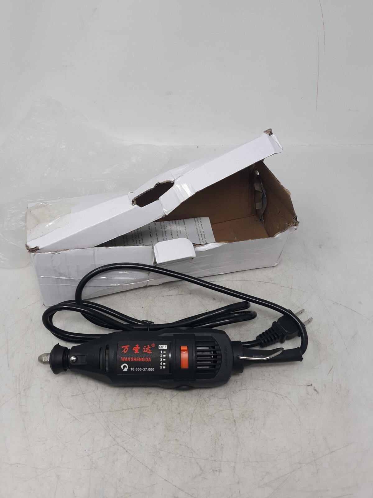 Wanshengda Rotary Tool 180W Variable Speed Grinder Drill 10,000–37,000 RPM 110V/