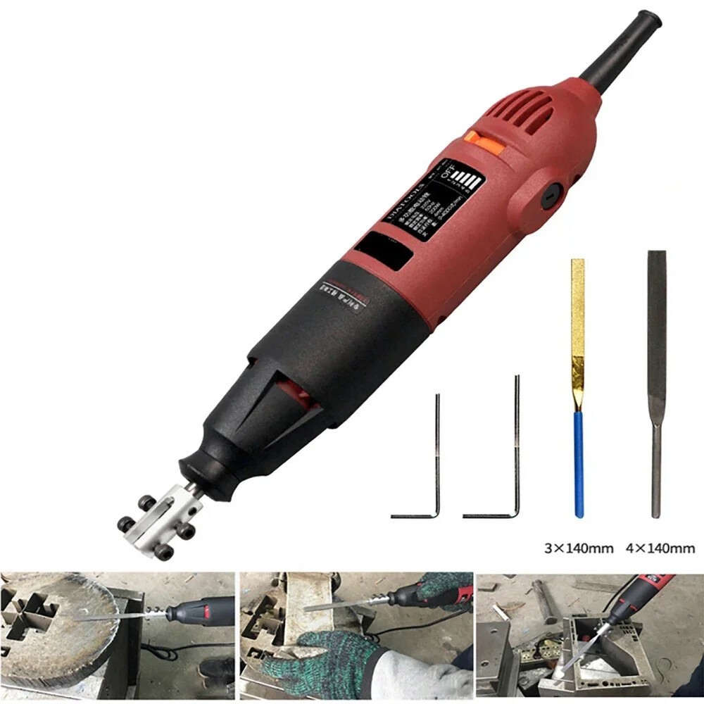 Electric Reciprocating File Metal Steel Trimming Polishing Sanding Grinder Tool