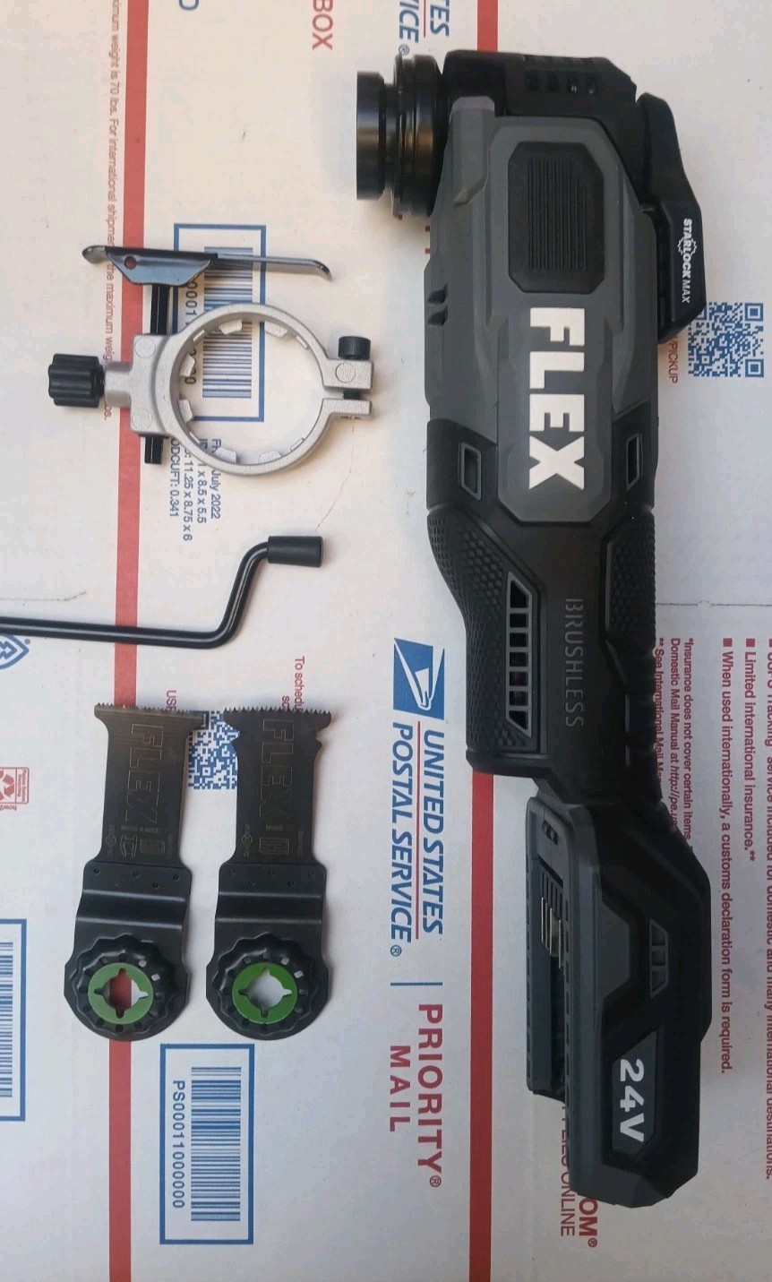 Flex 24V Brushless Oscillating Tool FX4111 Variable Speed Lithium-Ion Battery