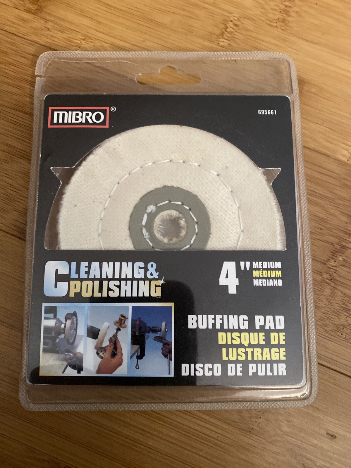 MIBRO 4 inch medium buffing pad