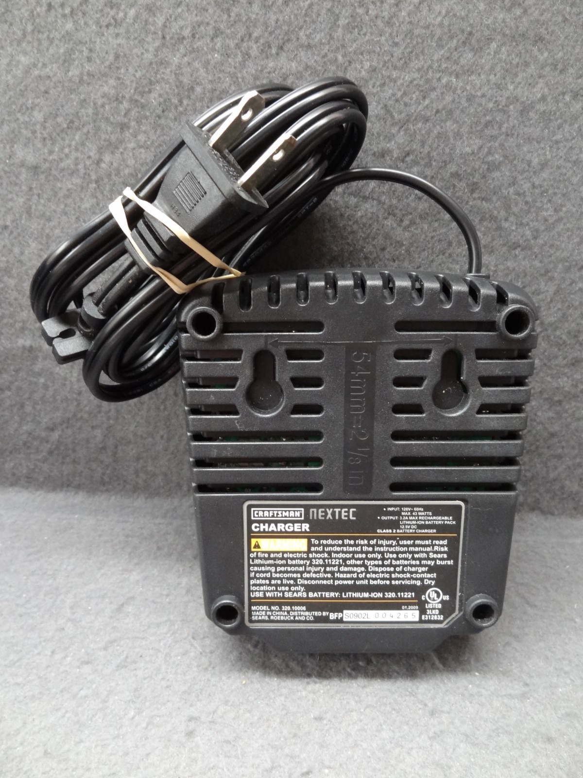 Craftsman 12V Nextec Hammerhead Cordless Auto Hammer Battery Charger Case EUC