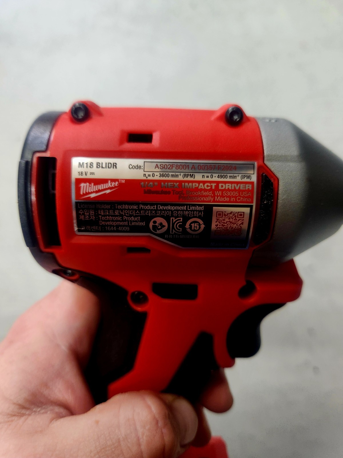M18 18V Lithium-Ion Brushless Cordless 1/4 in. Compact Impact Driver (Tool Only)