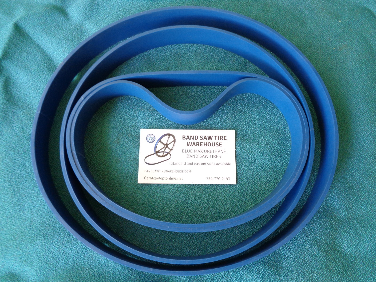 URETHANE BAND SAW TIRE SET WITH WOOD AND METAL CUTTING BELT FOR DELTA 28-560 T2