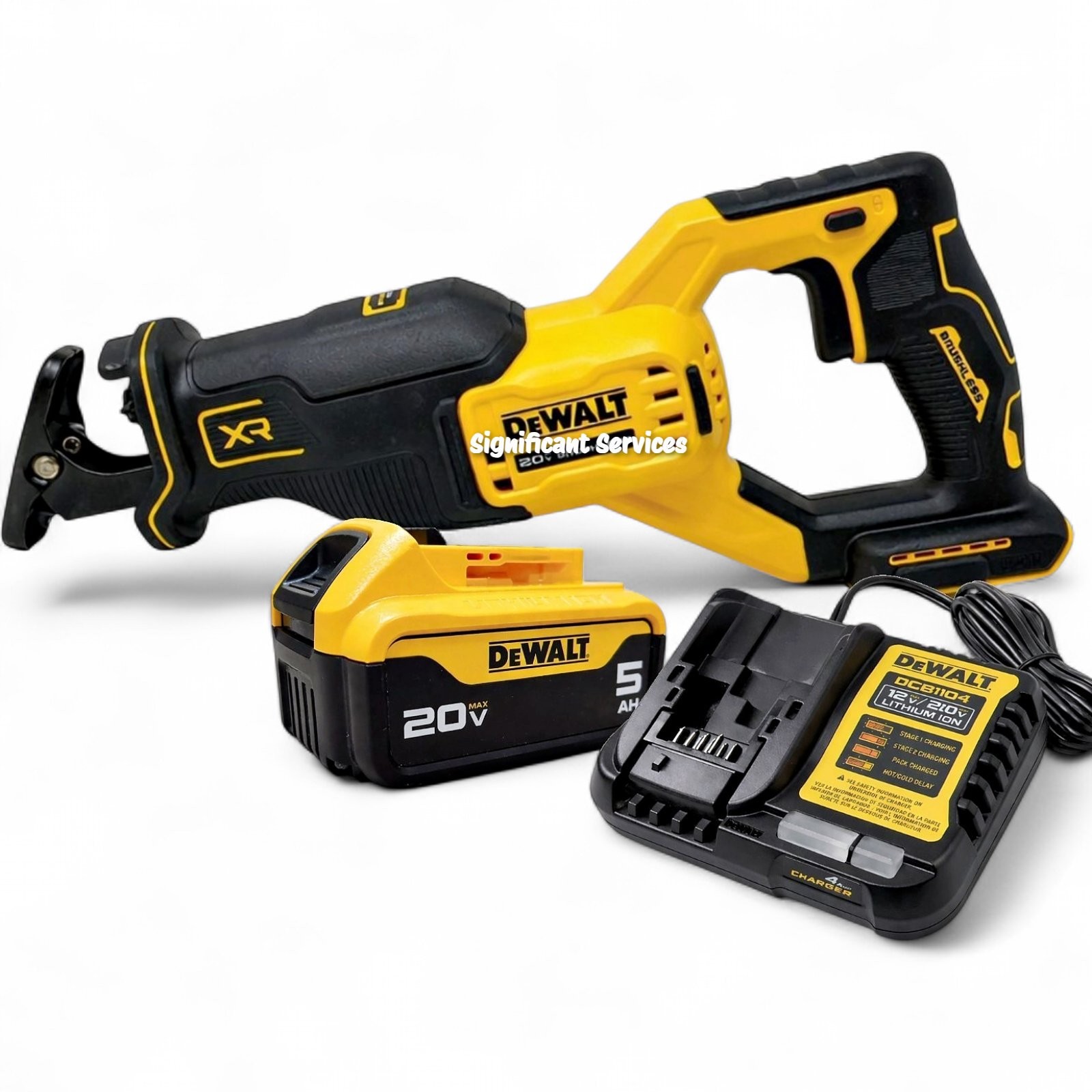 New Dewalt DCS382B 20V 20 Volt Max XR Brushless Variable Speed Reciprocating…